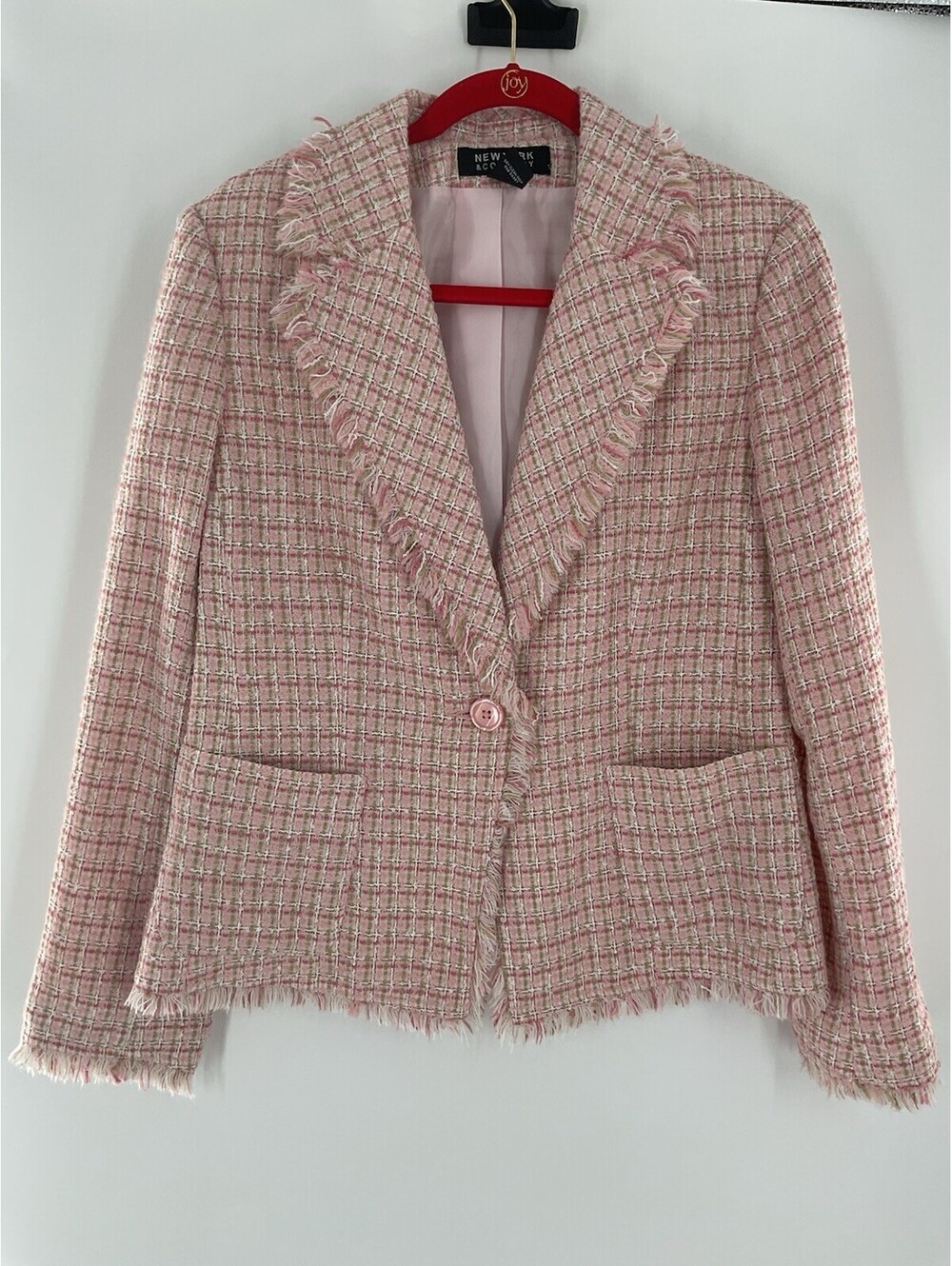 New York & Company Women’s Size 12 Woven Blazer Jacket 121